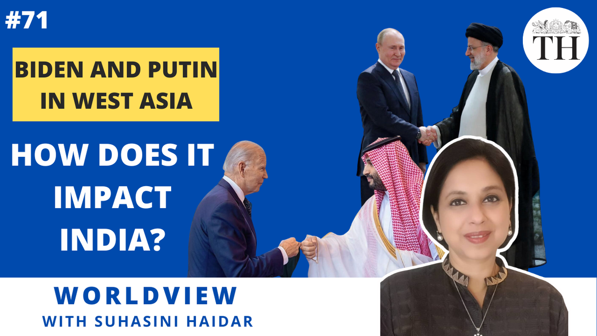 Worldview With Suhasini Haidar | Biden And Putin In West Asia | How ...